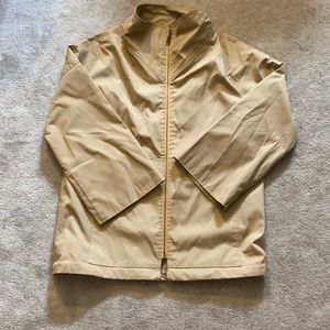 Asbury Tan formal windbreaker jacket